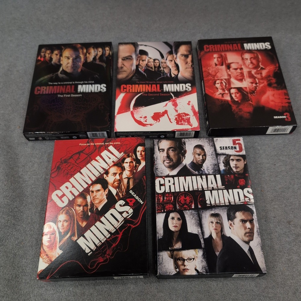 Criminal Minds Seasons 1-5 DVD Bundle Box Set FBI Crime Drama Series VG - Picture 2 of 4